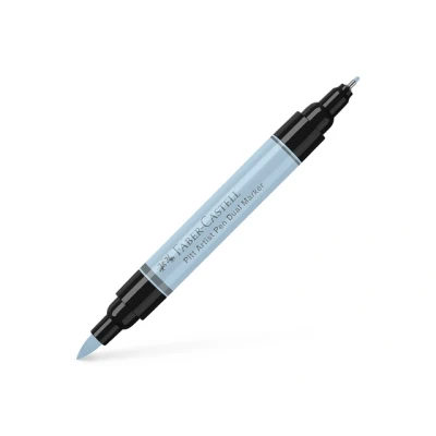 Afbeelding van 4x Tekenstift Faber Castell Pitt Artist Pen duo marker 148 ijsblauw