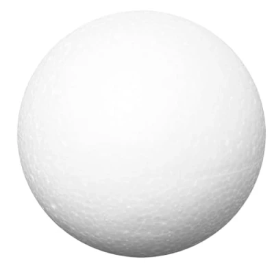 Afbeelding van Ideen mit Herz piepschuimballen, ballen van piepschuim voor paillettentechniek, servettechniek, vilten, knutselen, doe het zelf, diameter: 8 cm, 5 stuks