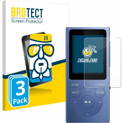 Afbeelding van BROTECT Screenprotector voor Sony Walkman NW E394 Folie Beschermfolie Beschermglas transparant (3 Stuks)