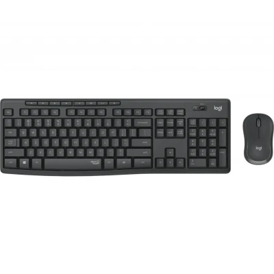 Afbeelding van Logitech MK295 Silent Draadloze Toetsenbord en Muis Wit QWERTY