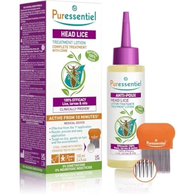Afbeelding van Puressentiel Lotion en Kam Anti Luizen 100 ml