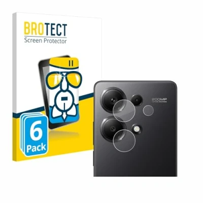 Afbeelding van BROTECT Glas Screen Protector voor Xiaomi Redmi Note 13 Pro 4G (ALLEEN Camera Lens) (6 Stuks) Schermbeschermer [9H, Beschermglas Folie niet Glas]