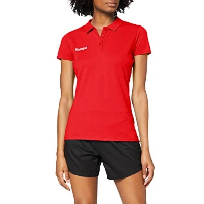 Afbeelding van Kempa Poloshirt Dames Rood Maat XL
