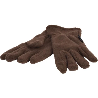 Afbeelding van P&amp;T Handschoenen Kinderen Micro Fleece Donker Bruin 7 8j
