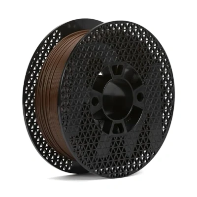 Afbeelding van Filament PM PLA+ 1,75 mm, 1 kg spoel, 3D printerfilament, geschikt voor de meeste FDM printers, Skin Edition (Pantone 477C, RAL 8025, bruin)