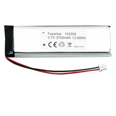 Afbeelding van Fayerkar 3,7 V 3700 mAh Lipo batterij 103395 oplaadbare Li Polymeer met JST stekker. Controleer voor aankoop of de polariteit van het apparaat overeenkomt