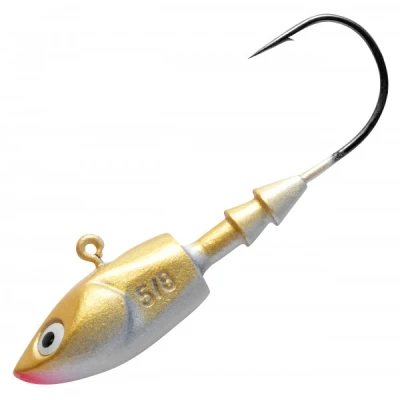 Afbeelding van Berkley Deep Jig 14,0gr Bronze/Gold 3/0 (3 stuks) Loodkoppen
