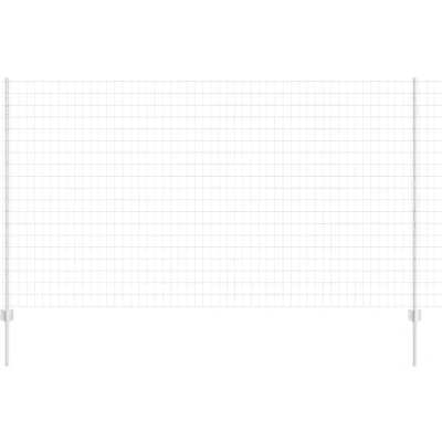 Afbeelding van vidaXL Tuinhek Set van 2 Verzinkt staal 10 x 1,4 m Duurzaam