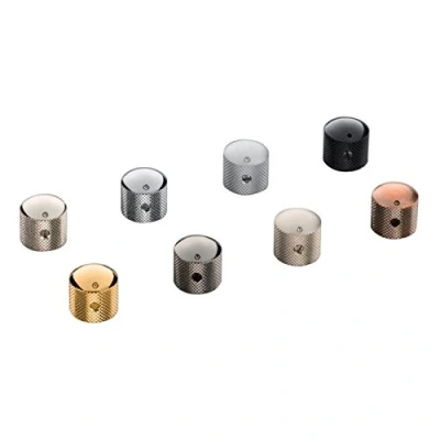 Afbeelding van Schaller Dome Speed Potiknopf 2er Set Messing, vernickelt Gitaaronderdeel