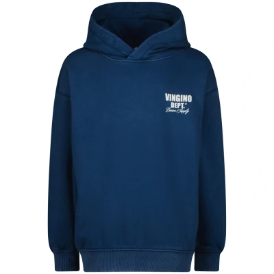 Afbeelding van Vingino hoodie Nashed met printopdruk donkerblauw