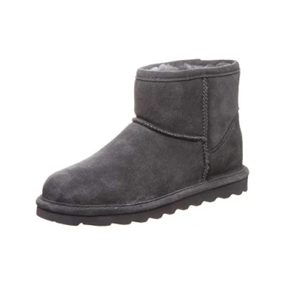 Afbeelding van Bearpaw Alyssa Snowboots, Dames, Maat: 37, Charcoal Nubukleer