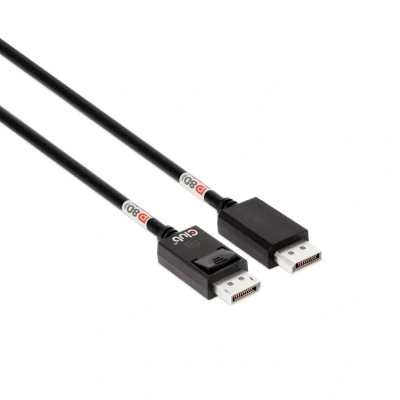 Afbeelding van CLUB3D DisplayPort™ 2.1 Bi Directional VESA DP80 Certified Cable 4K120Hz, 8K60Hz or 10K60Hz M/M 1.6m/5.25ft