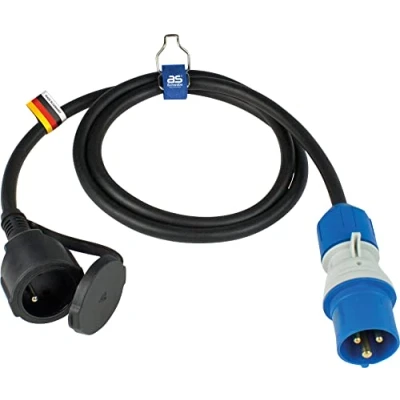 Afbeelding van AS Schwabe 861408 Stroom Adapterkabel 16 A Zwart 1.5 m H07RN F 3G 2,5 mm²