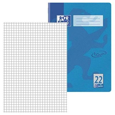 Afbeelding van Oxford 400104368 schrijfblok &amp; schrift Blauw A4