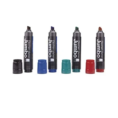 Afbeelding van Magnetoplan, Marker, JUMBO Flipchart Marker (Assortiment, 10 mm, 4 x)