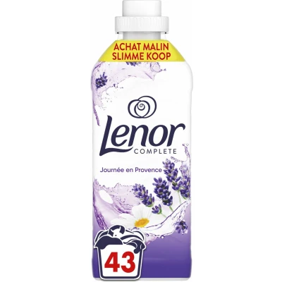 Afbeelding van 12x Lenor Wasverzachter Compleet Day in Provence (Journée en Provence) 43 Wasbeurten/ 903 ml