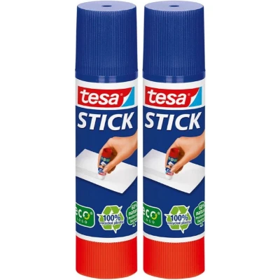 Afbeelding van 2x Tesa lijm stift knutselbenodigdheden Lijmstift