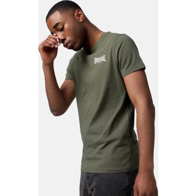 Afbeelding van Lonsdale Elmdon Tshirt print, Heren, Maat: Medium, Olive white