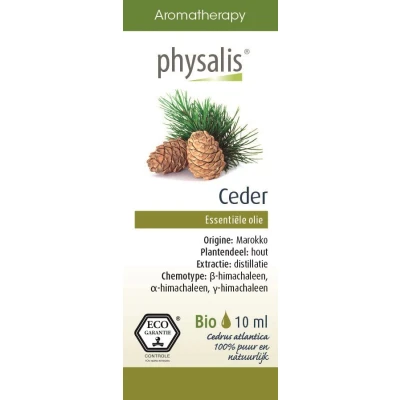 Afbeelding van Physalis Aromatherapie Ceder 10ML