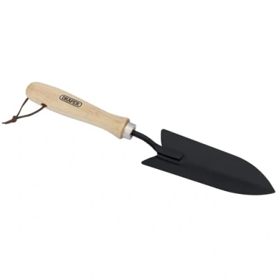 Afbeelding van DRAPER 83988 Koolstofstaal handtroffel met hardhouten handvat
