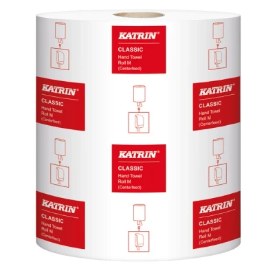 Afbeelding van Katrin poetsrol/centerfeedrol M Classic 1laags, afm. 20,5x30 en 6x1000