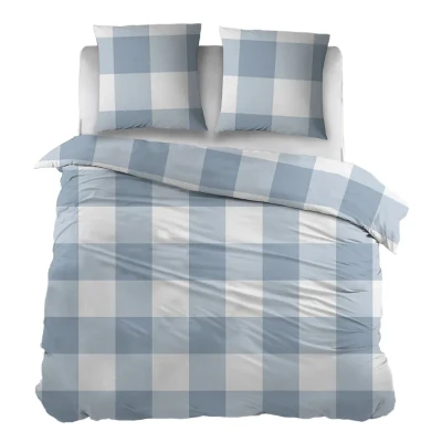 Afbeelding van Snoozing Maaike Dekbedovertrek Lits jumeaux 240x200/220 cm Blauw