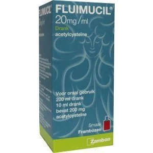 Afbeelding van Fluimucil Drank 20mg/ml