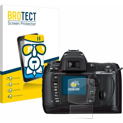Afbeelding van BROTECT Screenprotector voor Nikon D70 Folie Beschermfolie Beschermglas transparant