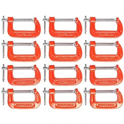 Afbeelding van Clamp afdichtingsklem 12 stuks G klem, mini schroefklem van metaal 50 mm opening
