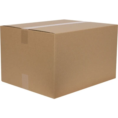 Afbeelding van 30x Vouwdoos 500 x 400 300 mm B golf (± 3,0 mm) Karton Universele verzenddozen