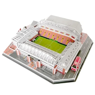 Afbeelding van Habarri Anfield Stadion 3D puzzel, puzzelstadion, voetbalstadion voor kinderen en volwassenen, model, bouwmodel, 113 elementen