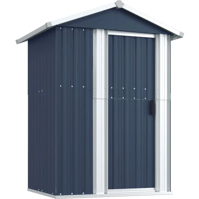 Afbeelding van vidaXL Tuinschuur 126x97,5x177 cm gegalvaniseerd staal antracietkleur