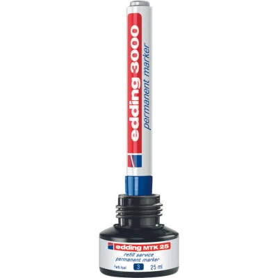 Afbeelding van Viltstift edding 3000 rond 1.5 3mm blauw blister à 1 stuk