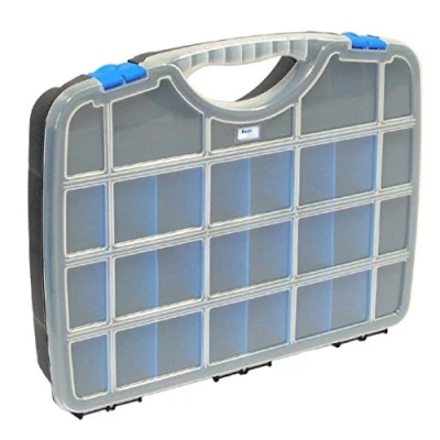 Afbeelding van Tayg Assortimentsdoos Basic Box 01/312 x 238 51 mm/tot 26 vakken/zwart blauw, zwart, 022555