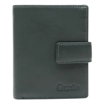 Afbeelding van Esquire Leren Portemonnee Viktoria 62 Wallet Green Donkergroen