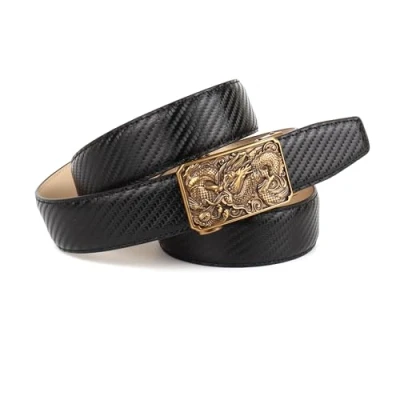 Afbeelding van Anthoni Crown heren riem, zwart, 120