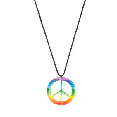 Afbeelding van Peace Ketting Hippie Multicolor One Size Een Stuk