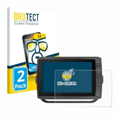Afbeelding van BROTECT (2 Stuks) Schermbeschermer voor Garmin ECHOMAP Ultra 102sv Screen Protector Transparant