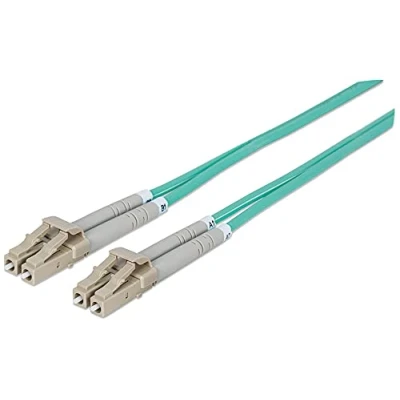 Afbeelding van INTELLINET LWL kabel LC/LC OM3 5m turkoois 50/125um duplex multimode