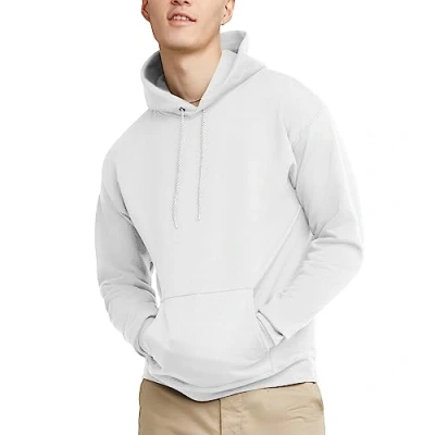 Afbeelding van Hanes Heren trui EcoSmart Hooded Sweatshirt, Wit, XXL