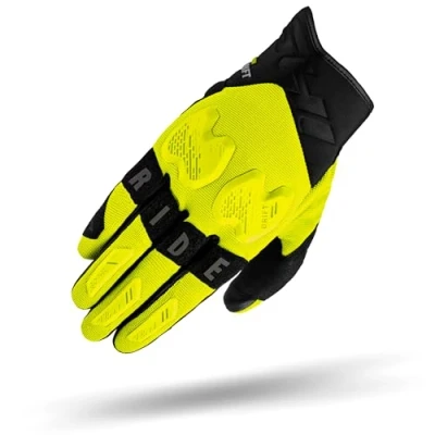 Afbeelding van SHIMA Drift Motorfiets handschoenen, zwart geel, afmeting L voor man