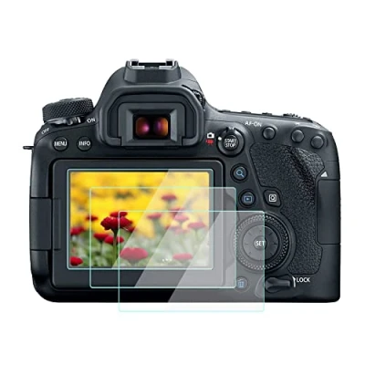 Afbeelding van Komet Glass Screen Protector Geschikt voor Canon EOS 6D Mark II / 6dii 6D2, 9H Touch Tempered Bubble Free Ultra Thin HD Cover to Edge (2 Pack)