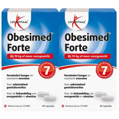 Afbeelding van 2+2 gratis: 2x Lucovitaal Obesimed Forte 42 capsules