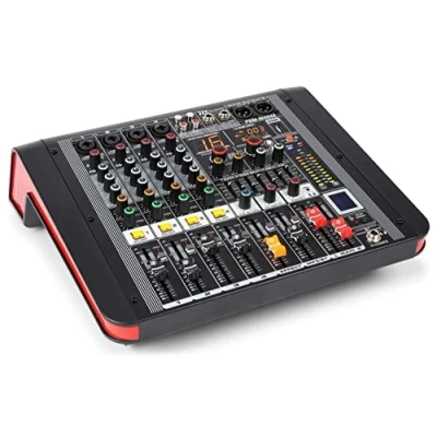 Afbeelding van Power Dynamics PDM M404A 4 kanaals muziek mixer / versterker