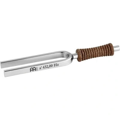 Afbeelding van Meinl Sonic Energy Tuning Fork, Natural Pitch — MADE IN DUITSLAND 432 Hz, voor Sound Healing Therapy, Yoga en Meditatie, Premium vernikkeld staal met ergonomisch kurkhandvat, 2 JAAR GARANTIE TF