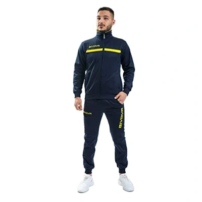 Afbeelding van GIVOVA Overall One Full Zip Polarflex blauw/geel