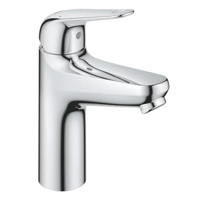 Afbeelding van GROHE QuickFix Swift wastafelmengkraan M size met push open plug