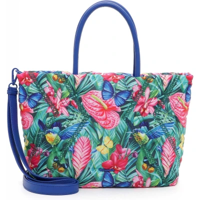 Afbeelding van Tamaris Handtas Schoudertas Annalena Shopper Blue Kombi Veelkleurig