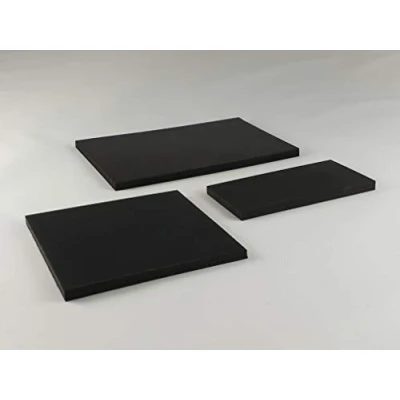 Afbeelding van Rubberen mat rubberplaat 120x120mm / 4mm dikte anti vibratiemat voor bijv. wasmachine/high performance mixer