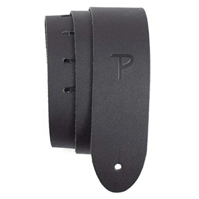 Afbeelding van Perri&#039;s Leathers B20 177 2 inch zwart effen lederen gitaar riem